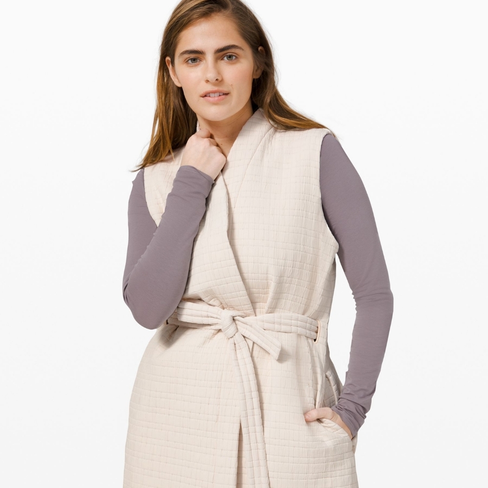 Lululemon Serene Travels Vest: Ivory